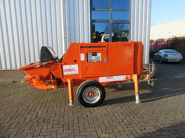2014 PUTZMEISTER BSA 1005 DC concrete pump - Bomba de hormigon estacionaria: foto 1 2014 PUTZMEISTER BSA 1005 DC concrete pump - Bomba de hormigon estacionaria: foto 1