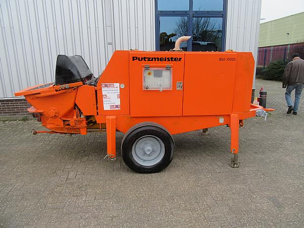 2014 PUTZMEISTER BSA1005 DC trailer mounted. - Bomba de hormigon estacionaria: foto 2 2014 PUTZMEISTER BSA1005 DC trailer mounted. - Bomba de hormigon estacionaria: foto 2