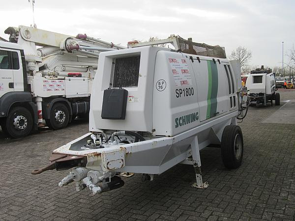 2015 SCHWING SP 1800 D 129KW - Bomba de hormigon estacionaria: foto 3 2015 SCHWING SP 1800 D 129KW - Bomba de hormigon estacionaria: foto 3