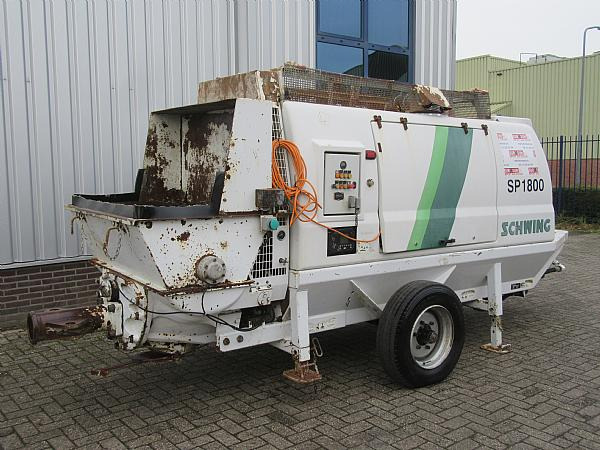 2015 SP 1800 D4 125 KW trailer static pump - Bomba de hormigon estacionaria: foto 2 2015 SP 1800 D4 125 KW trailer static pump - Bomba de hormigon estacionaria: foto 2