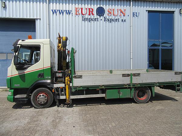DAF DAF FA LF 45.160 & HIAB crane. - Camión caja abierta, Camión grúa: foto 2 DAF DAF FA LF 45.160 & HIAB crane. - Camión caja abierta, Camión grúa: foto 2