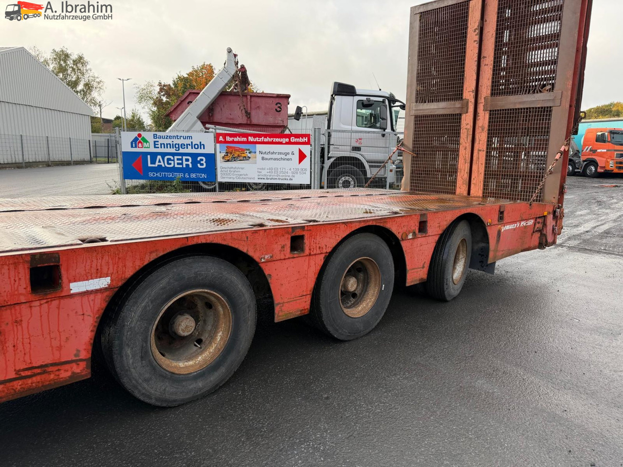 Nooteboom OSD-48-03 V/L ausziehbar | 1 x Lenkachse | Rampen - Góndola rebajadas semirremolque: foto 3 Nooteboom OSD-48-03 V/L ausziehbar | 1 x Lenkachse | Rampen - Góndola rebajadas semirremolque: foto 3