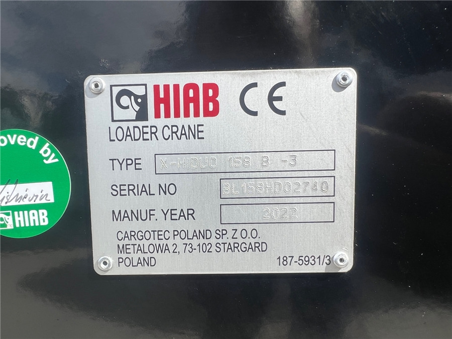 Grúa para camión HIAB 158B-3 X-HIDUO NOVA: foto 8