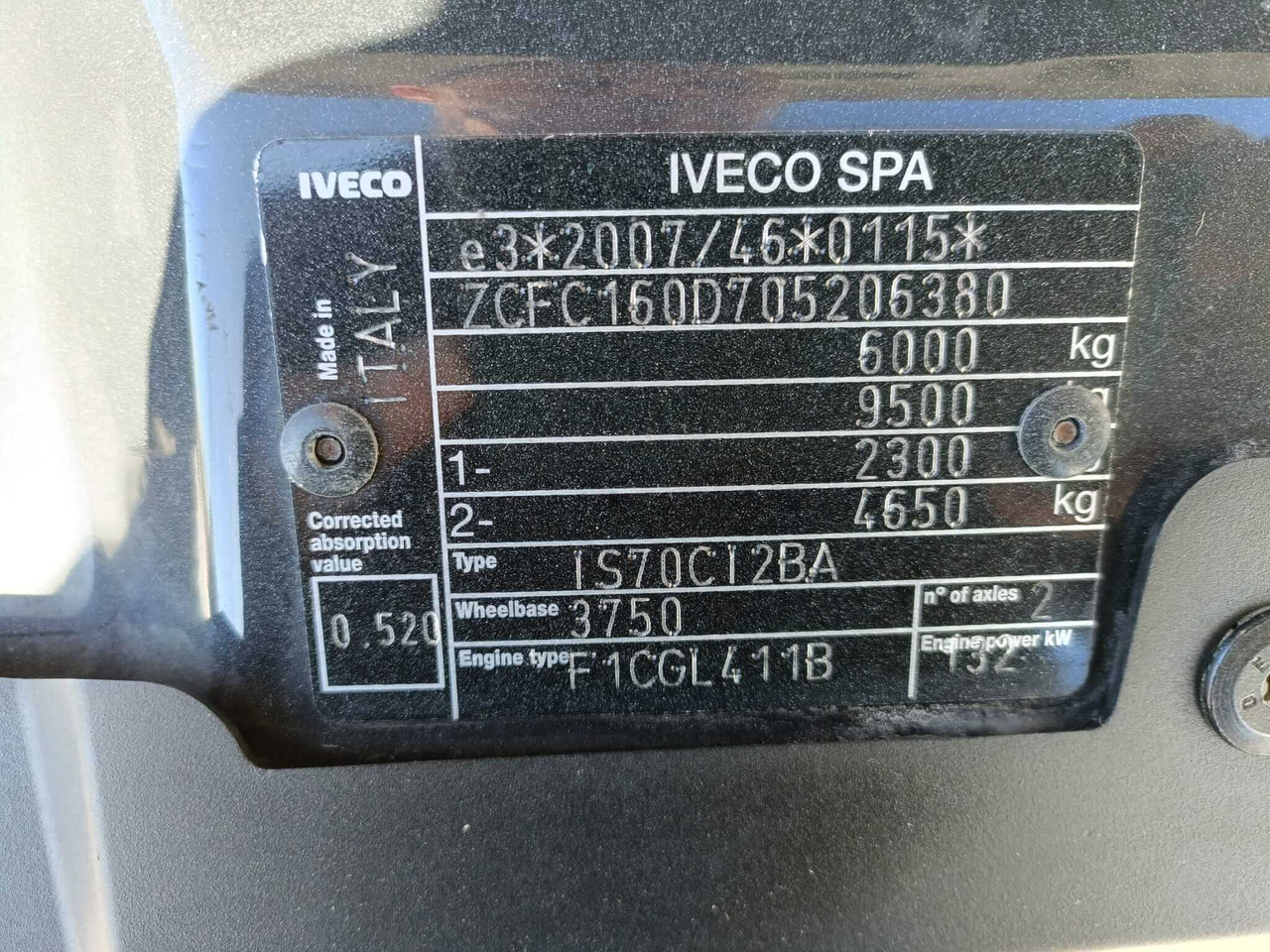 Frigorífico camión IVECO DAILY 60C18 FRCX ATP 06/2024: foto 14