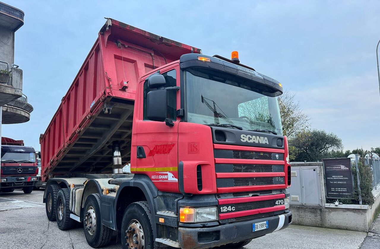 Scania R124/470 Ribaltabile 8X4 - Volquete camión: foto 1 Scania R124/470 Ribaltabile 8X4 - Volquete camión: foto 1