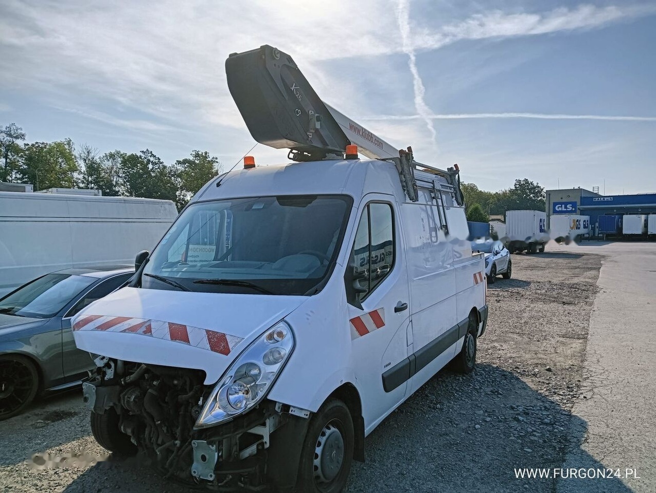 Camión con plataforma elevadora Opel MOVANO L2H2 PODNOŚNIK KOSZOWY KLUBB K26 NR 804: foto 1
