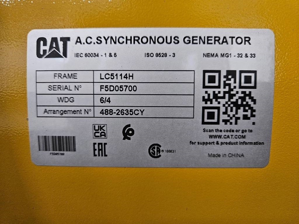 Generador industriale nuevo CAT DE275E0 - C9 - 275 kVA Generator - DPX-18020: foto 13