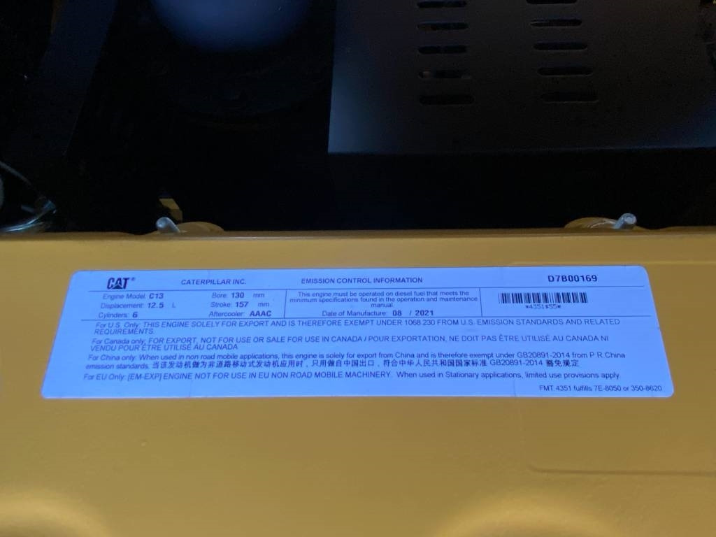 Generador industriale nuevo CAT DE500GC - 500 kVA Stand-by Generator - DPX-18220: foto 19 Generador industriale nuevo CAT DE500GC - 500 kVA Stand-by Generator - DPX-18220: foto 19