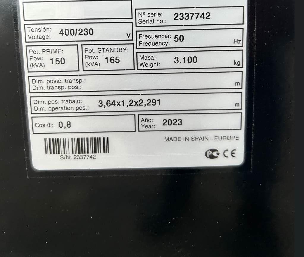Leasing financiero de Deutz TCD6.1L6 - 165 kVA Stage V Generator - DPX-19014 leasing Deutz TCD6.1L6 - 165 kVA Stage V Generator - DPX-19014: foto 6 Leasing financiero de Deutz TCD6.1L6 - 165 kVA Stage V Generator - DPX-19014 leasing Deutz TCD6.1L6 - 165 kVA Stage V Generator - DPX-19014: foto 6