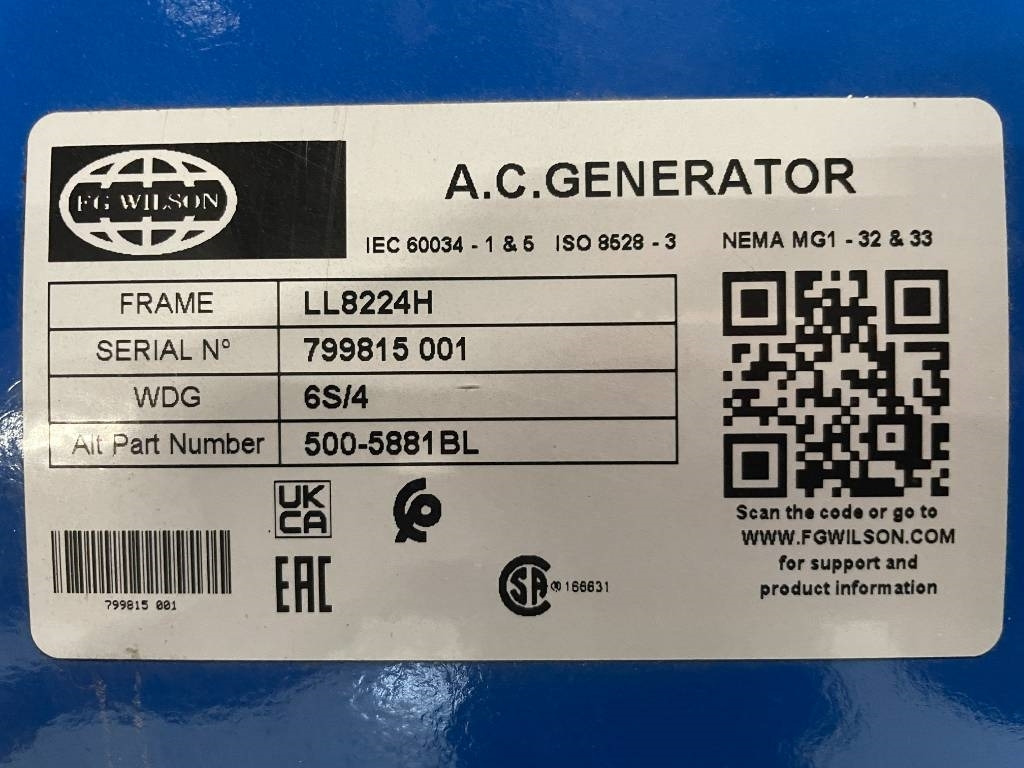 Generador industriale FG Wilson P1250-1 - 1250 kVA Surplus Genset - DPX-25089: foto 14 Generador industriale FG Wilson P1250-1 - 1250 kVA Surplus Genset - DPX-25089: foto 14