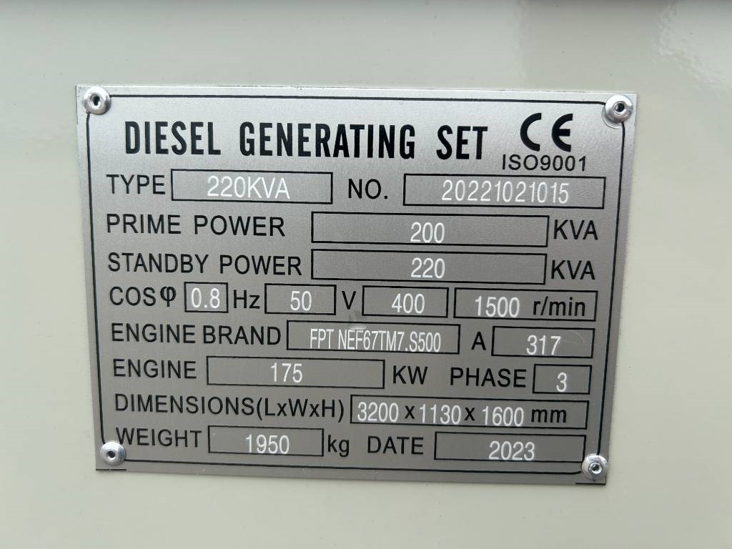 Iveco NEF67TM7 - 220 kVA Generator - DPX-19794 - Generador industriale: foto 4 Iveco NEF67TM7 - 220 kVA Generator - DPX-19794 - Generador industriale: foto 4