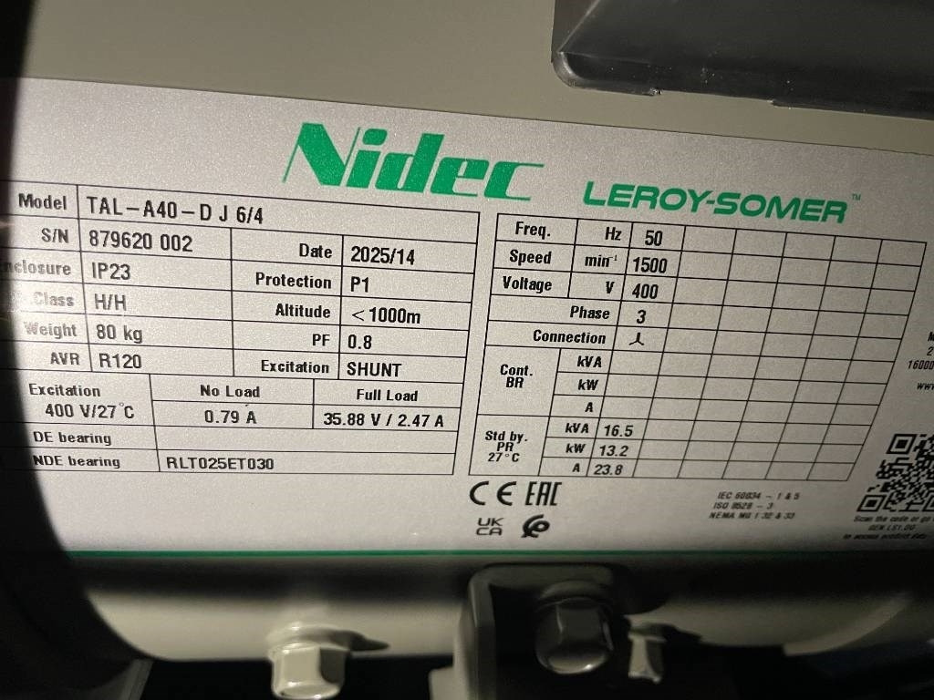 Generador industriale nuevo Perkins 403A-15G2 - 17 kVA Generator - DPX-19800.1: foto 21