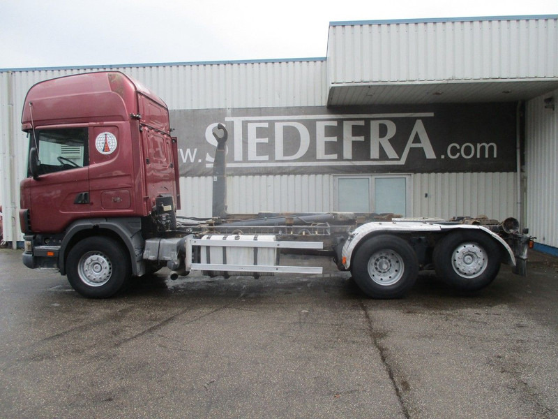 Scania R124-420 6x2 , Manual , Intarder , Airco , haakarm truck - Multibasculante camión: foto 2 Scania R124-420 6x2 , Manual , Intarder , Airco , haakarm truck - Multibasculante camión: foto 2