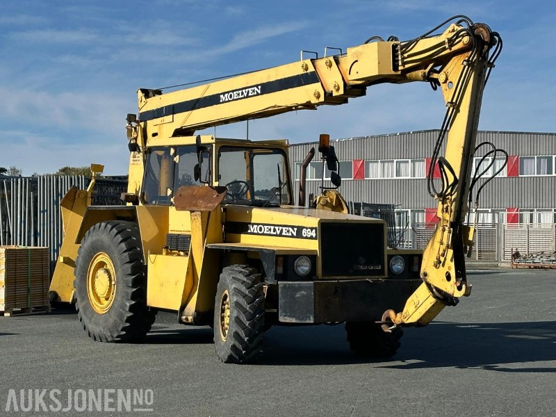 1985 Moelven MK 694 kran - Sertifisert 2025 - Grúa: foto 1 1985 Moelven MK 694 kran - Sertifisert 2025 - Grúa: foto 1