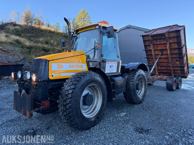 1996 JCB Fastrac 1135 7565 timer. Rep objekt med henger - Tractor: foto 1 1996 JCB Fastrac 1135 7565 timer. Rep objekt med henger - Tractor: foto 1