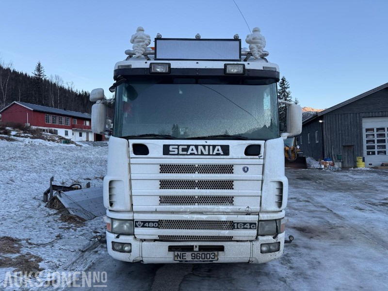 2003 Scania R164G 480 V8 krokbil 472843 km m/ container - Multibasculante camión: foto 2 2003 Scania R164G 480 V8 krokbil 472843 km m/ container - Multibasculante camión: foto 2