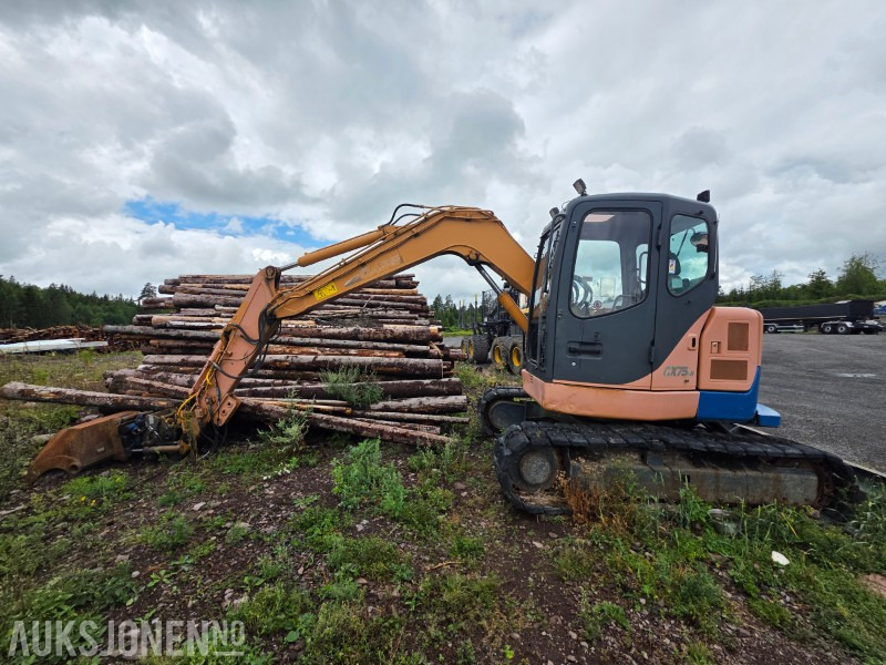 2005 Case CX75R Beltegraver med SMS Pusseskuff - 3815 arbeidstimer - Excavadora: foto 3 2005 Case CX75R Beltegraver med SMS Pusseskuff - 3815 arbeidstimer - Excavadora: foto 3