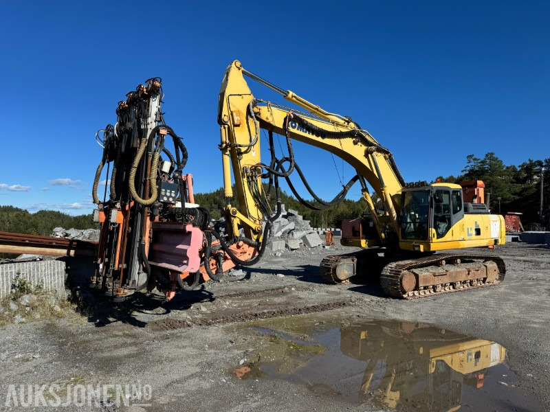 2005 Komatsu PC340 LC-7 Gravemaskin m/ Sandvik DQ440 steintrimmer - Perforadora: foto 1 2005 Komatsu PC340 LC-7 Gravemaskin m/ Sandvik DQ440 steintrimmer - Perforadora: foto 1