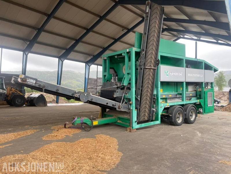 2008 Komptech MultiStar L3 mobilt sikteverk/ sorteringsverk. GOD KAPASITET. Verk: 3350 timer - Motor: 5250 timer. - Cribadora: foto 1 2008 Komptech MultiStar L3 mobilt sikteverk/ sorteringsverk. GOD KAPASITET. Verk: 3350 timer - Motor: 5250 timer. - Cribadora: foto 1