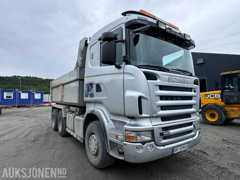 2008 Scania R-serie 560 Tippbil - 6x4 - Istrail påbygg - Navreduksjon - Akseltrykkfordeler - EU godkjent - Volquete camión: foto 3 2008 Scania R-serie 560 Tippbil - 6x4 - Istrail påbygg - Navreduksjon - Akseltrykkfordeler - EU godkjent - Volquete camión: foto 3
