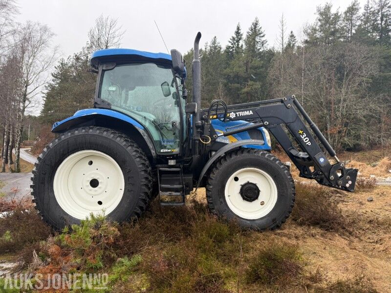 2009 New Holland T6040 – 141 hk – Trima laster – Brøyteplate – 4627 timer - Tractor: foto 5 2009 New Holland T6040 – 141 hk – Trima laster – Brøyteplate – 4627 timer - Tractor: foto 5