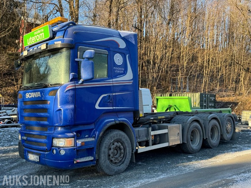 2009 Scania R480 krokbil / 4-akslet / Nylig EU-godkjent - Multibasculante camión: foto 1 2009 Scania R480 krokbil / 4-akslet / Nylig EU-godkjent - Multibasculante camión: foto 1