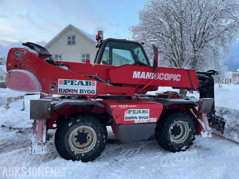Manipulador telescópico 2011 Manitou Easy MRT 1840 Teleskoptruck med sving på hytte, 7368 timer: foto 8 Manipulador telescópico 2011 Manitou Easy MRT 1840 Teleskoptruck med sving på hytte, 7368 timer: foto 8