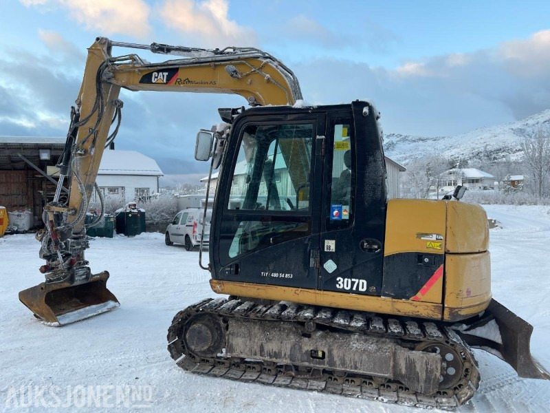 2012 Cat 307D Gravemaskin, Tiltrotator, S50, 8392 timer, sertifisert til Juli 2026 - Excavadora: foto 3 2012 Cat 307D Gravemaskin, Tiltrotator, S50, 8392 timer, sertifisert til Juli 2026 - Excavadora: foto 3