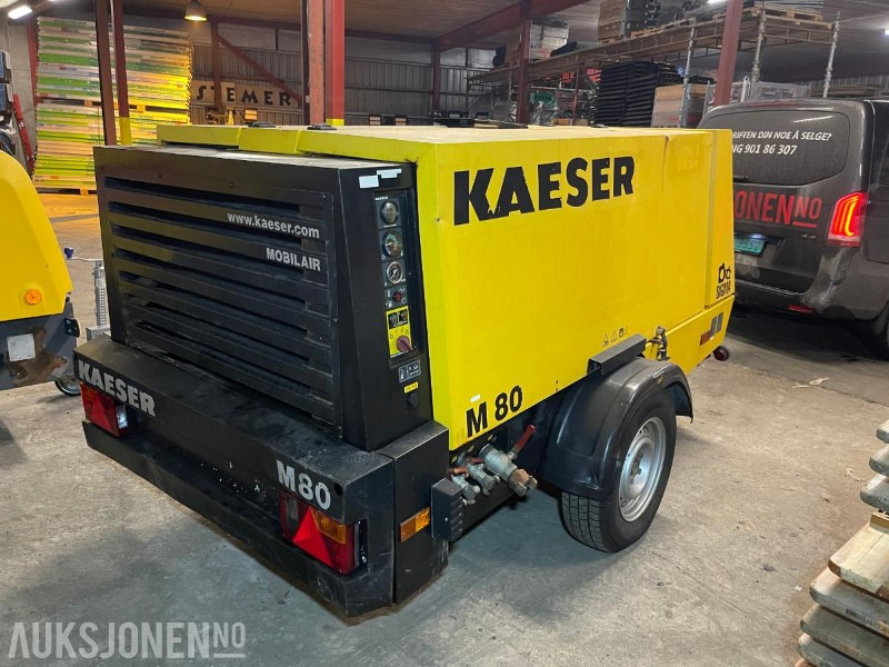 2012 Kaeser M 80 Tilhenger kompressor - Equipo de construcción: foto 4 2012 Kaeser M 80 Tilhenger kompressor - Equipo de construcción: foto 4