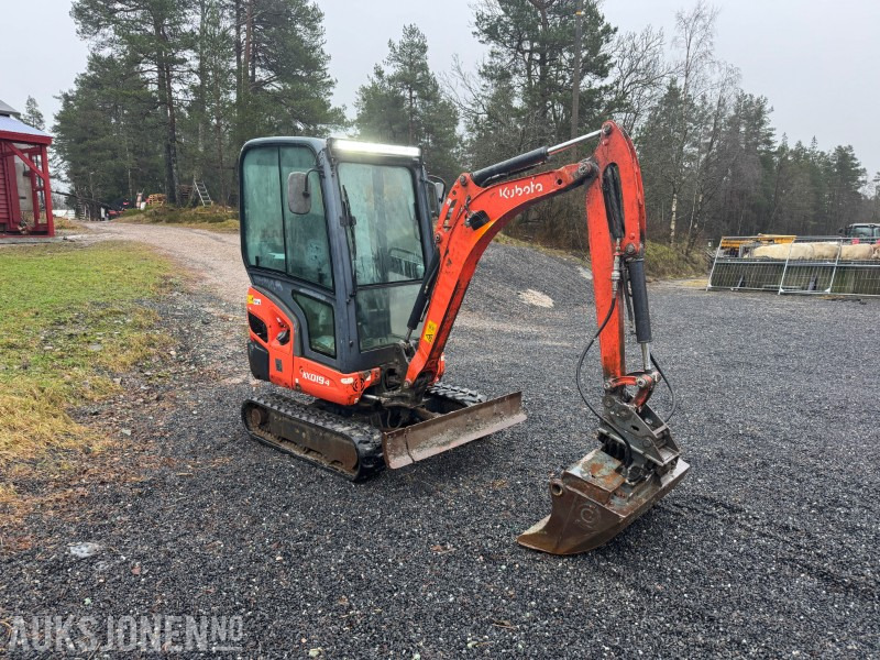 2013 Kubota KX019-4 minigraver m/ Ifor Williams GX maskinhenger - Miniexcavadora: foto 3 2013 Kubota KX019-4 minigraver m/ Ifor Williams GX maskinhenger - Miniexcavadora: foto 3