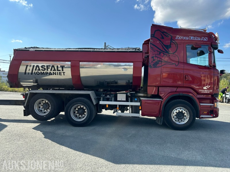 Volquete camión 2013 Scania R500 tippbil med asfaltbalje og tilhenger: foto 6