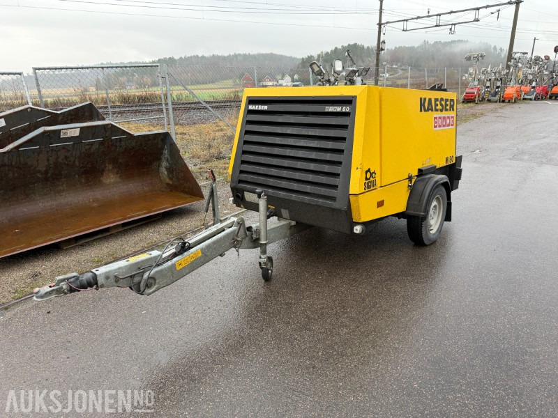 2014 KAESER M80 transportabel kompressor 8,0 m3 - Equipo de construcción: foto 1 2014 KAESER M80 transportabel kompressor 8,0 m3 - Equipo de construcción: foto 1