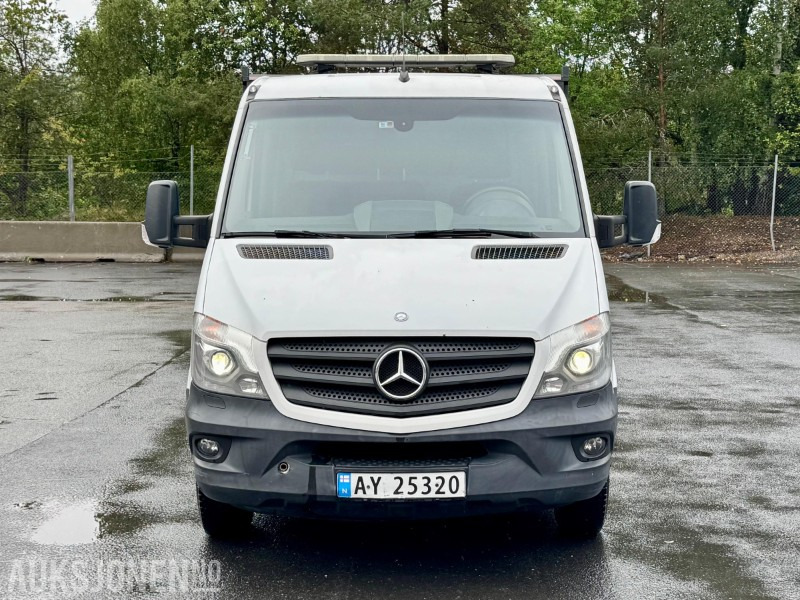 2014 Mercedes-Benz Sprinter 516 CDI planbil, 5-tonn, dobbelkabin, bakløft, lysbjelke - Camión caja abierta: foto 2 2014 Mercedes-Benz Sprinter 516 CDI planbil, 5-tonn, dobbelkabin, bakløft, lysbjelke - Camión caja abierta: foto 2