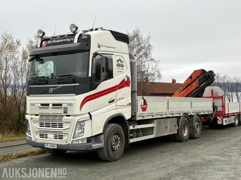 2014 VOLVO FH540 6X2 Euro6 Kranbil med Palfinger PK16502 - Camión grúa: foto 1 2014 VOLVO FH540 6X2 Euro6 Kranbil med Palfinger PK16502 - Camión grúa: foto 1