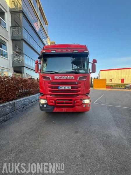 2015 Scania R580 8x4 tridem Krokbil / krokløft m/ JOAB 24t krok med knekk - Multibasculante camión: foto 3 2015 Scania R580 8x4 tridem Krokbil / krokløft m/ JOAB 24t krok med knekk - Multibasculante camión: foto 3