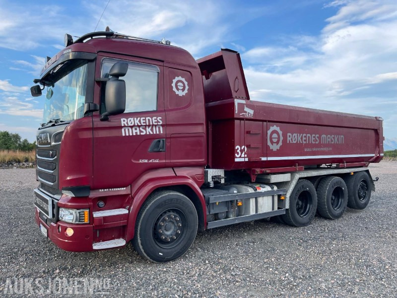 2016 Scania R580 8x4 Tridem Kombibil med kun 254000 km - Volquete camión: foto 2 2016 Scania R580 8x4 Tridem Kombibil med kun 254000 km - Volquete camión: foto 2