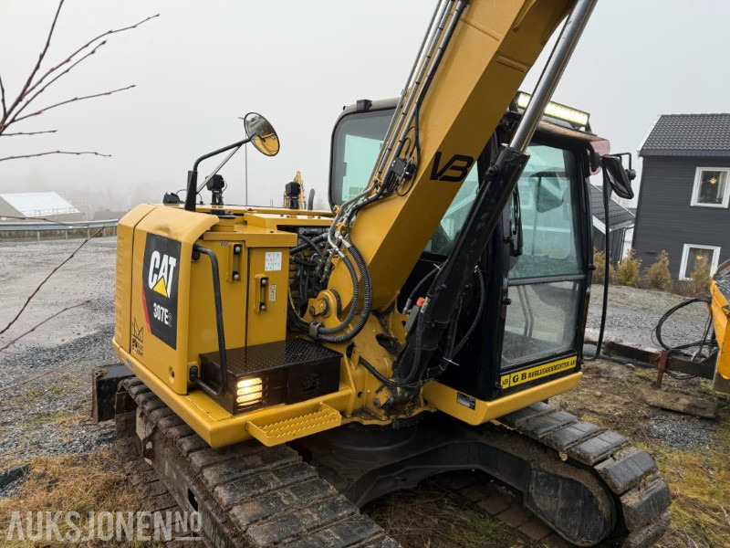 2017 Cat 307 E2 m/Tiltrotator, 3 skuffer og S50 - Excavadora: foto 5 2017 Cat 307 E2 m/Tiltrotator, 3 skuffer og S50 - Excavadora: foto 5