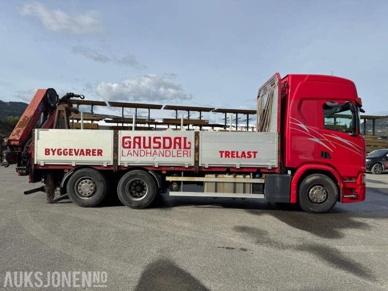 2017 Scania R500 planbil med HMF kran - Camión grúa: foto 2 2017 Scania R500 planbil med HMF kran - Camión grúa: foto 2