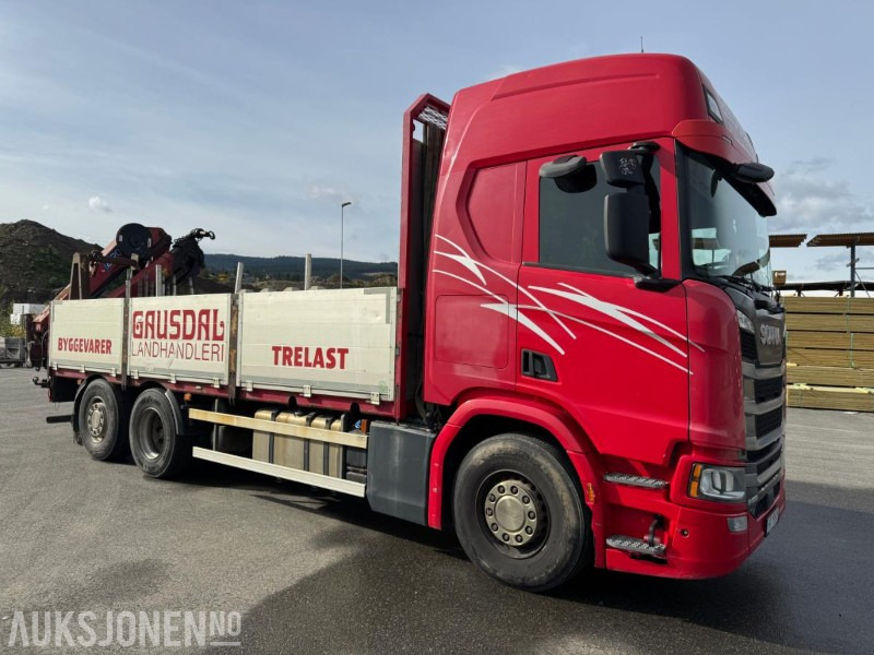 2017 Scania R500 planbil med HMF kran - Camión grúa: foto 3 2017 Scania R500 planbil med HMF kran - Camión grúa: foto 3