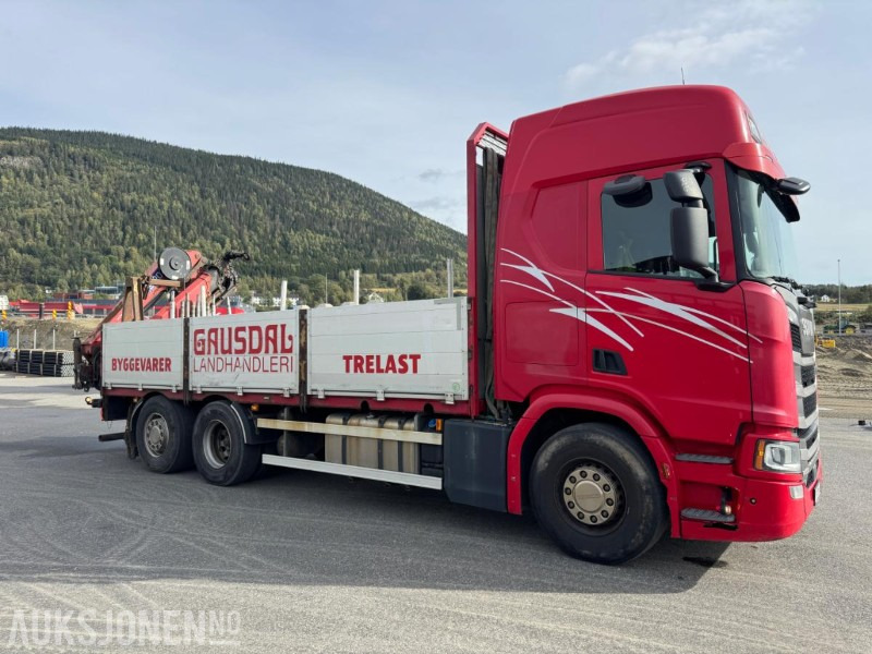 2017 Scania R500 planbil med HMF kran - Camión grúa: foto 5 2017 Scania R500 planbil med HMF kran - Camión grúa: foto 5