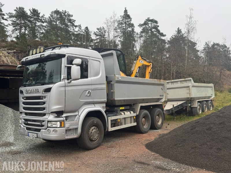 2017 Scania R730 tippbil med Maur trippelkjerre / EURO 6 / 6X4 - Volquete camión: foto 1 2017 Scania R730 tippbil med Maur trippelkjerre / EURO 6 / 6X4 - Volquete camión: foto 1