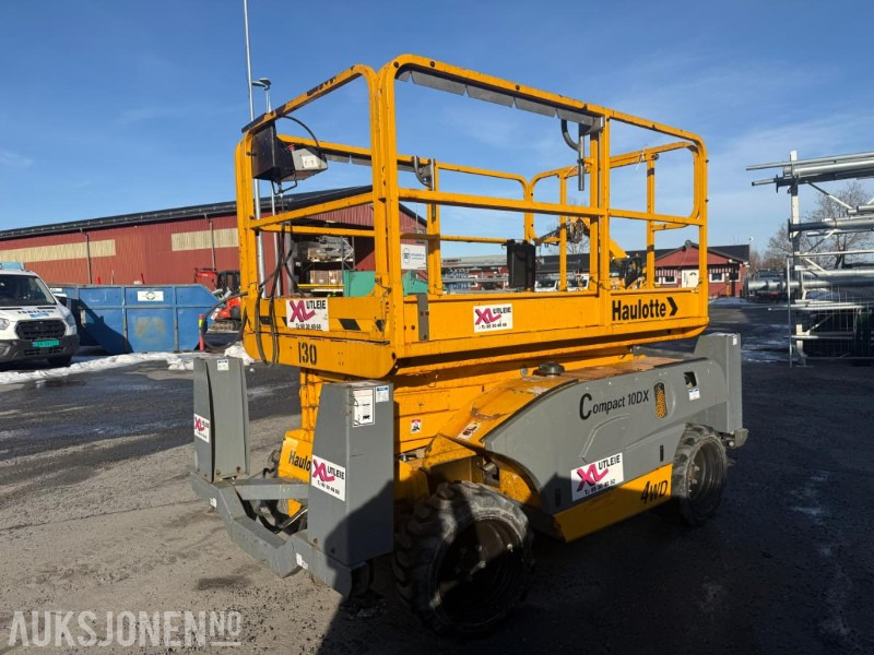 2018 Haulotte Compact 10DX terrengående sakselift - servicehistorikk 4X4 - Plataforma elevadora: foto 2 2018 Haulotte Compact 10DX terrengående sakselift - servicehistorikk 4X4 - Plataforma elevadora: foto 2