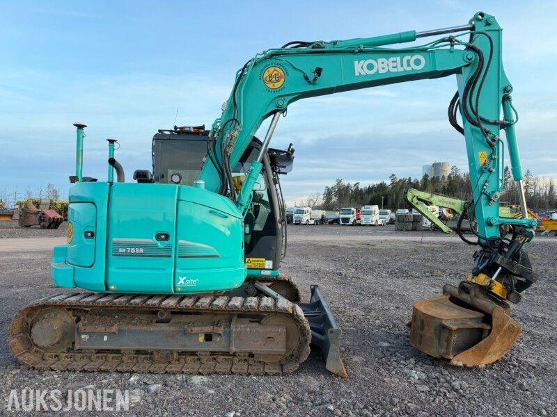 Excavadora 2018 Kobelco SK75SR-3E gravemaskin - rototilt, maskinstyring, pusseskuff og smalskuff: foto 7 Excavadora 2018 Kobelco SK75SR-3E gravemaskin - rototilt, maskinstyring, pusseskuff og smalskuff: foto 7