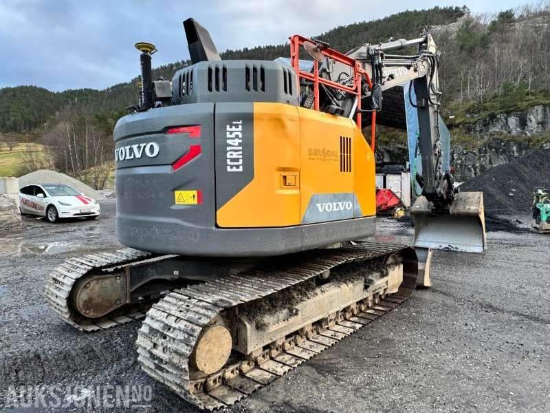 2018 Volvo ECR145EL - 16,5 tonns gravemaskin - Knekkbom - Leica GPS - Sentralsmøring - Bunkringspumpe - 2 skuffer - Sertifiseres før salg - Excavadora: foto 4 2018 Volvo ECR145EL - 16,5 tonns gravemaskin - Knekkbom - Leica GPS - Sentralsmøring - Bunkringspumpe - 2 skuffer - Sertifiseres før salg - Excavadora: foto 4