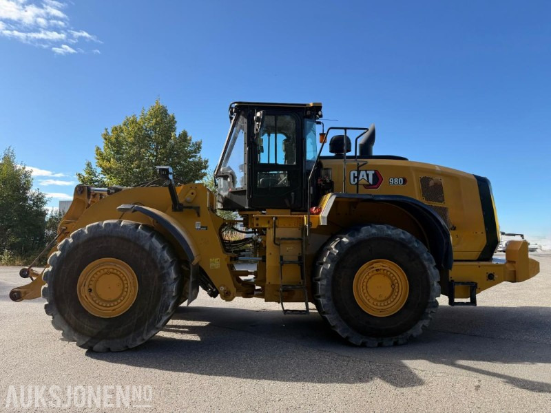 2021 Cat 980 Skuff 6.5 m3 Pon/Cat -3860t - servicehistorikk - Cargadora de ruedas: foto 5 2021 Cat 980 Skuff 6.5 m3 Pon/Cat -3860t - servicehistorikk - Cargadora de ruedas: foto 5