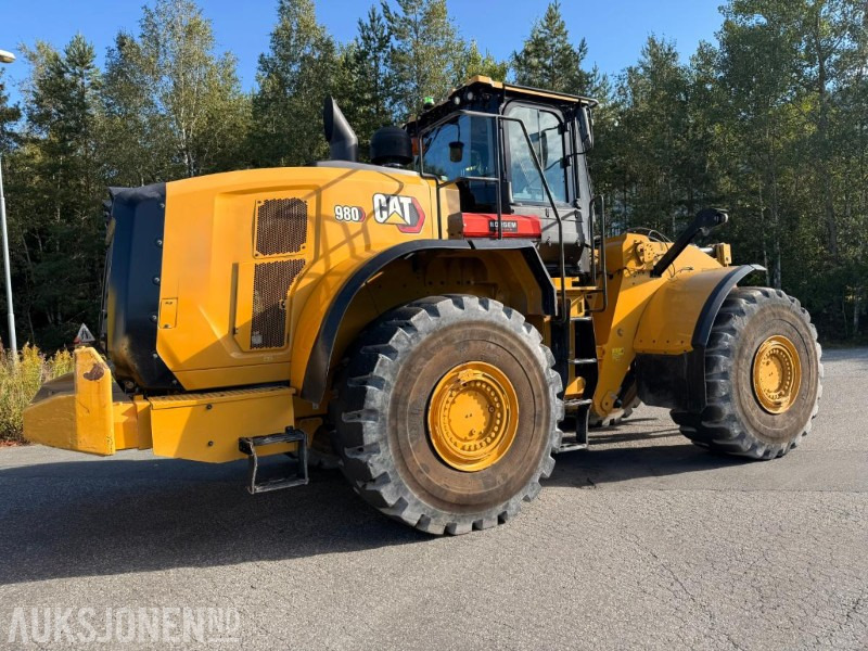 2021 Cat 980 Skuff 6.5 m3 Pon/Cat -3860t - servicehistorikk - Cargadora de ruedas: foto 2 2021 Cat 980 Skuff 6.5 m3 Pon/Cat -3860t - servicehistorikk - Cargadora de ruedas: foto 2