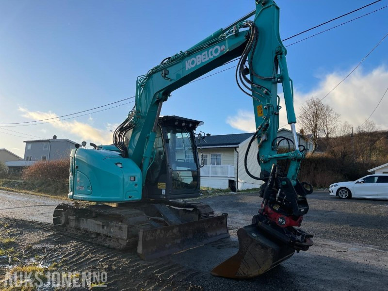 Miniexcavadora 2021 Kobelco SK75SR-7 Gravemaskin med skjær, tiltrotator med gripekassett, nylig sertifisert, kun 2400 timer: foto 9 Miniexcavadora 2021 Kobelco SK75SR-7 Gravemaskin med skjær, tiltrotator med gripekassett, nylig sertifisert, kun 2400 timer: foto 9