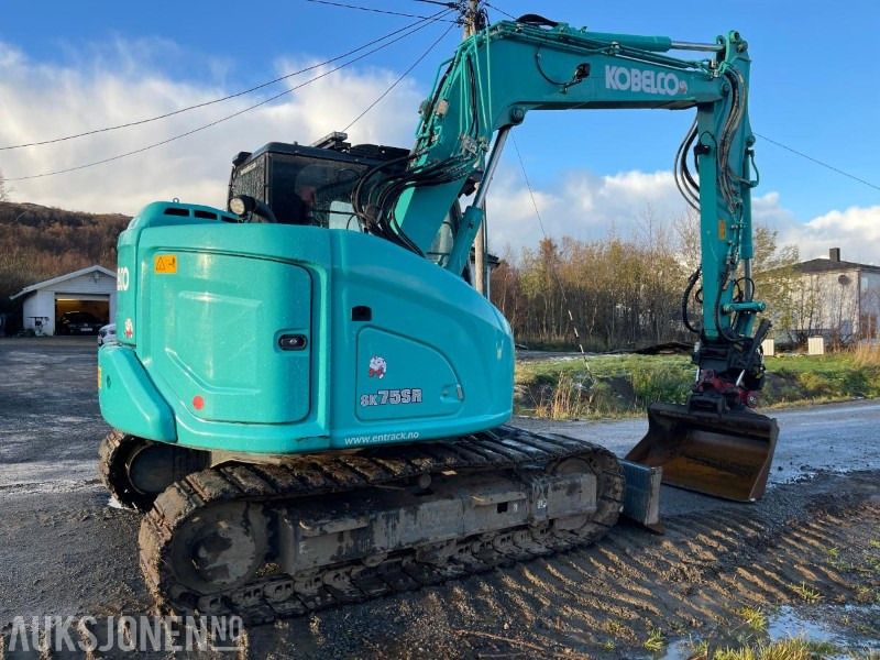 Miniexcavadora 2021 Kobelco SK75SR-7 Gravemaskin med skjær, tiltrotator med gripekassett, nylig sertifisert, kun 2400 timer: foto 7 Miniexcavadora 2021 Kobelco SK75SR-7 Gravemaskin med skjær, tiltrotator med gripekassett, nylig sertifisert, kun 2400 timer: foto 7