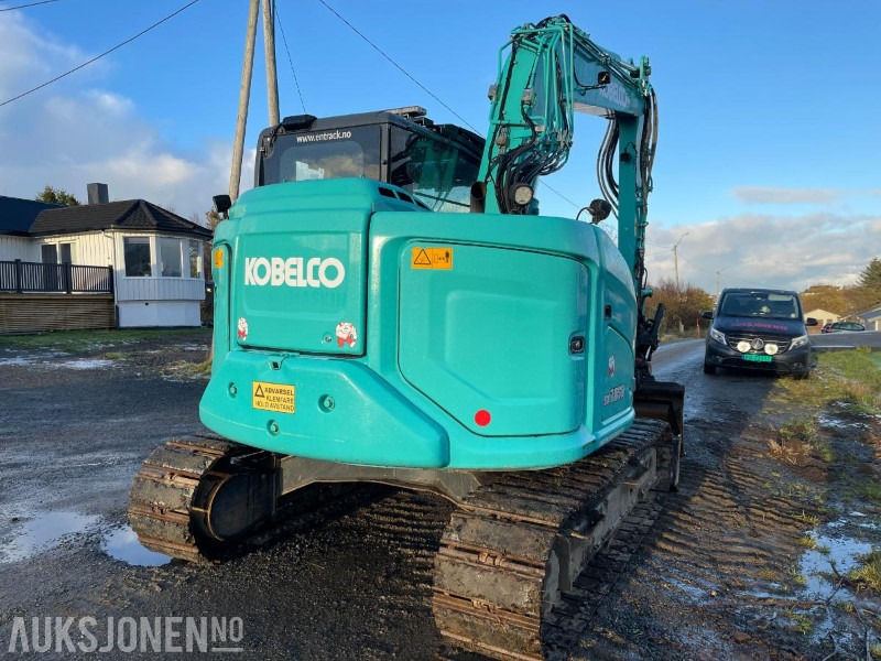 Miniexcavadora 2021 Kobelco SK75SR-7 Gravemaskin med skjær, tiltrotator med gripekassett, nylig sertifisert, kun 2400 timer: foto 6 Miniexcavadora 2021 Kobelco SK75SR-7 Gravemaskin med skjær, tiltrotator med gripekassett, nylig sertifisert, kun 2400 timer: foto 6