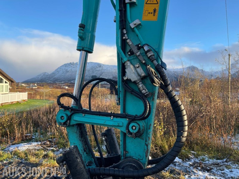 Miniexcavadora 2021 Kobelco SK75SR-7 Gravemaskin med skjær, tiltrotator med gripekassett, nylig sertifisert, kun 2400 timer: foto 12 Miniexcavadora 2021 Kobelco SK75SR-7 Gravemaskin med skjær, tiltrotator med gripekassett, nylig sertifisert, kun 2400 timer: foto 12